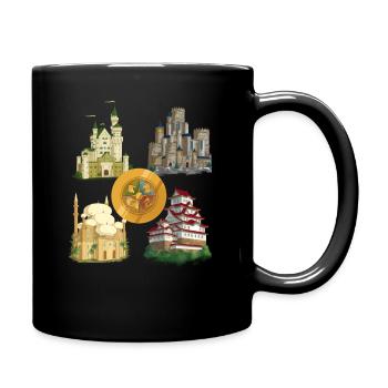 Four Kingdoms Castles - Full Colour Mug - black - Right