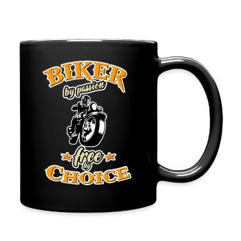 biker vintage moto - Mug uni - noir - Droite