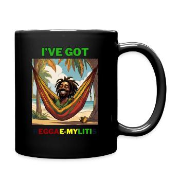 Reggae-Mylitis - Full Colour Mug - black - Right