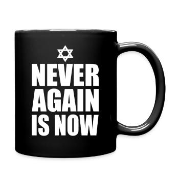 Never again is now - Mug uni - noir - Droite