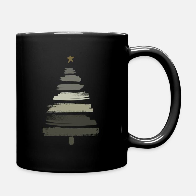 Christmas Tree - Tasse einfarbig - Schwarz