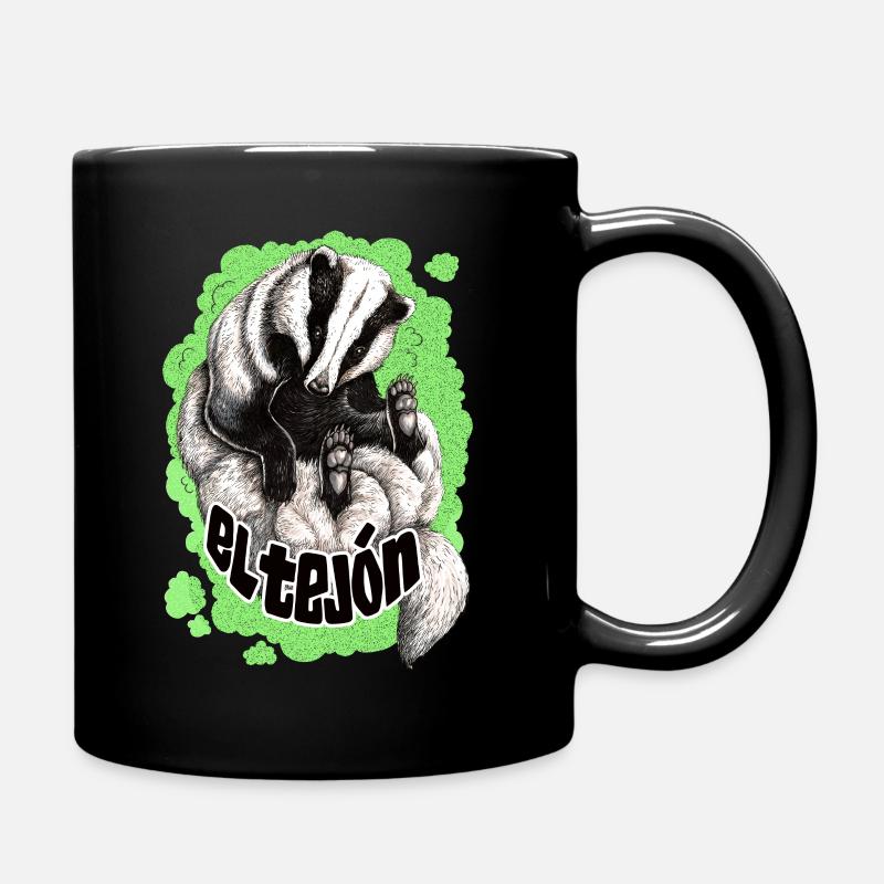 El Tejon grün - Tasse einfarbig - Schwarz