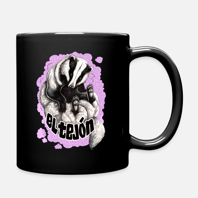 El Tejon pink - Tasse einfarbig - Schwarz