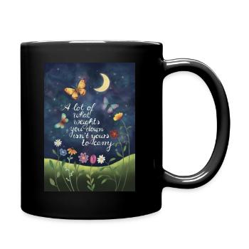 Not yours to carry - Tasse einfarbig - Schwarz - Rechts