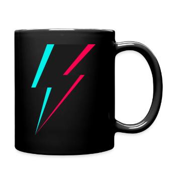Lightning Logo - Full Colour Mug - black - Right
