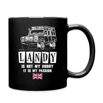 Landy is not my hobby It is my passion - Full Colour Mug - black - Right