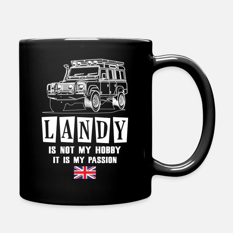 Landy is not my hobby It is my passion - Tasse einfarbig - Schwarz