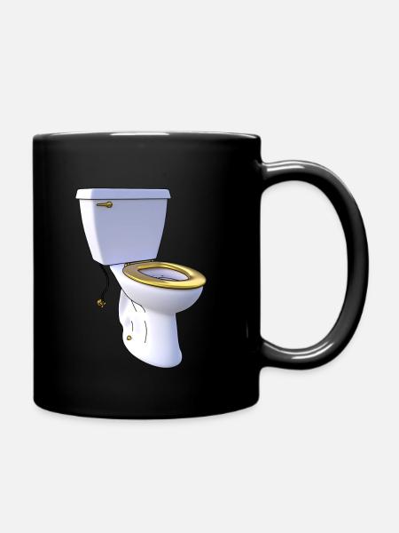 Toilette - Mug uni - noir
