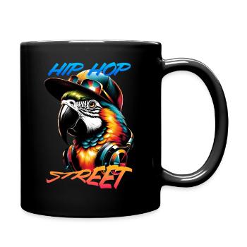 Perroquet Urbain Hip Hop - Mug uni - noir - Droite