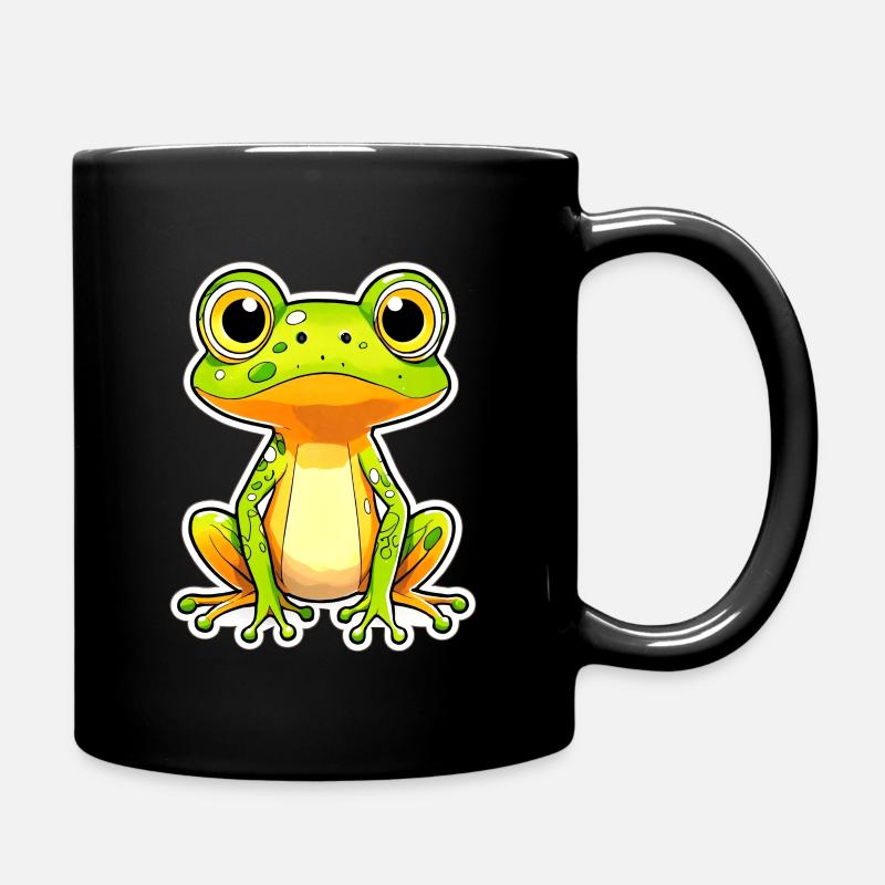 Grenouille Grenouille verte Frog - Mug uni - noir