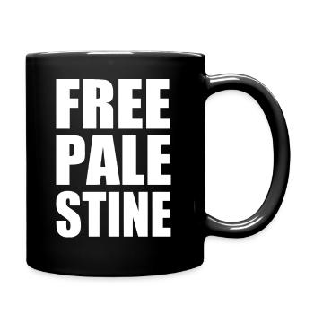 Free palestine - Full Colour Mug - black - Right