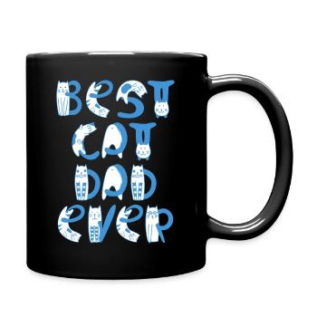 Le meilleur papa de chat de tous les temps - Mug uni - noir - Droite