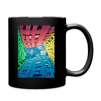 Magical colors - Full Colour Mug - black - Right