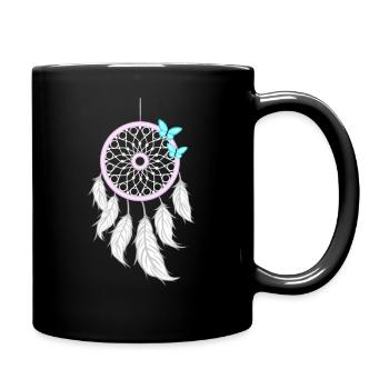 Dream Catcher - Full Colour Mug - black - Right