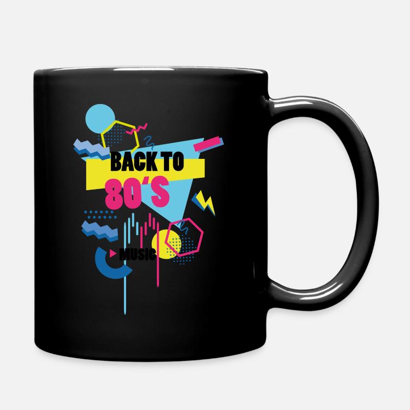 Retour aux années 80, rétro, old school, vintage - Mug uni - noir