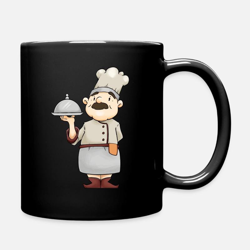 Illustration de cuisinier - Mug uni - noir