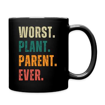 LE PIRE PARENT DE PLANTE JAMAIS - Mug uni - noir - Droite