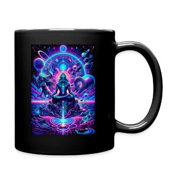 Space Monk - Full Colour Mug - black - Right