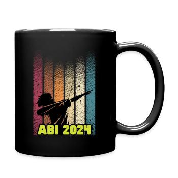 Abi 2024 | Abitur bestanden - Tasse einfarbig - Schwarz - Rechts