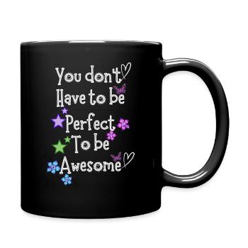 Tu es génial - Mug uni - noir - Droite