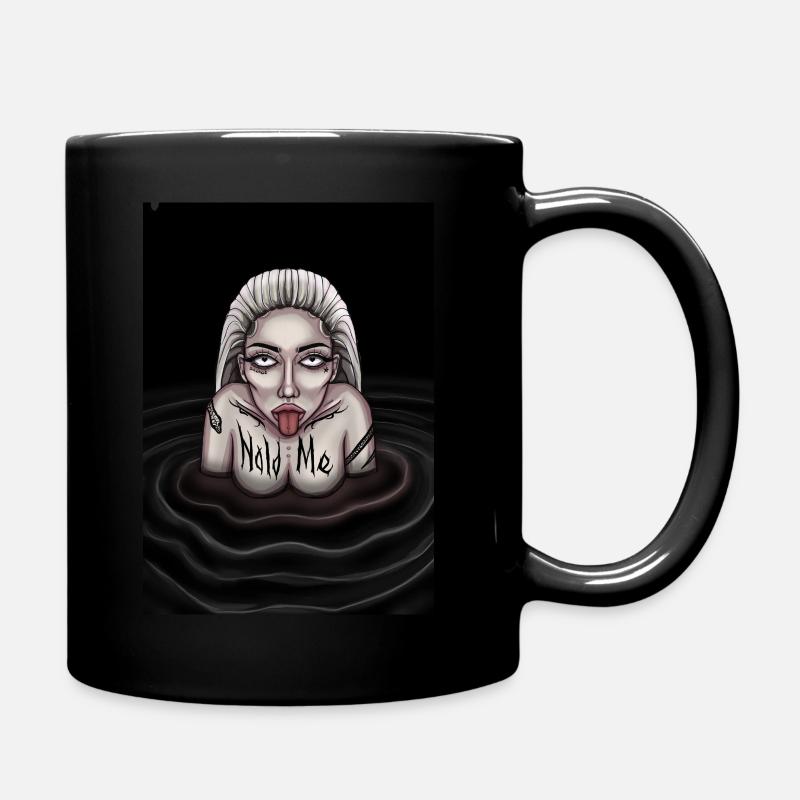 Dämonenfrau - Tasse einfarbig - Schwarz