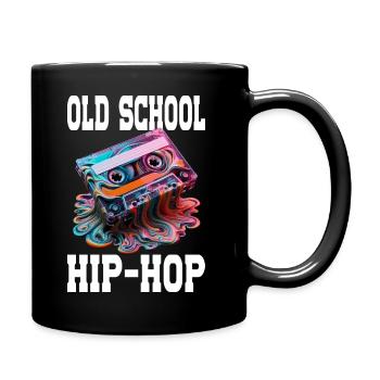 Old School Hip Hop Retro Melting Cassette - Mug uni - noir - Droite