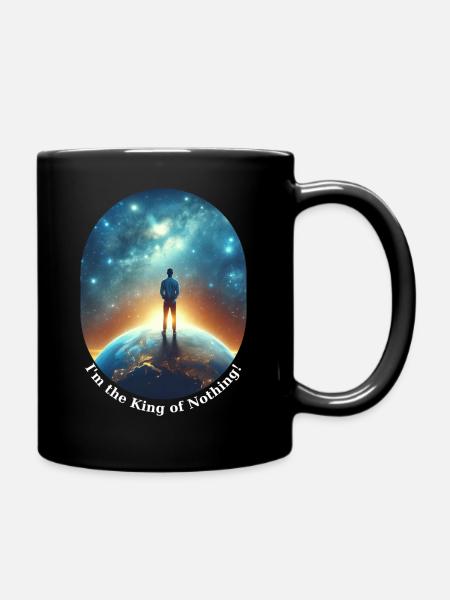 Je suis le roi de rien - Mug uni - noir