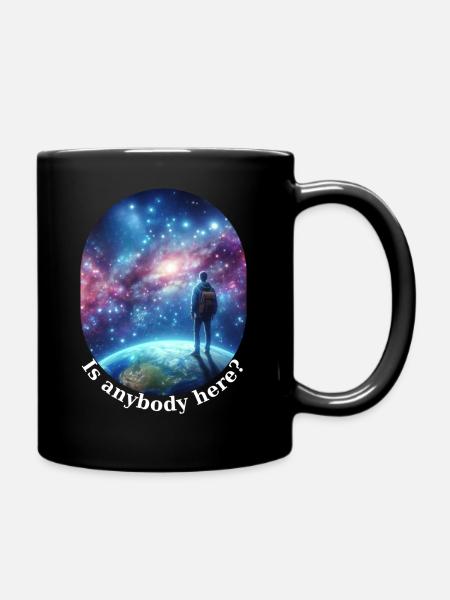 Y a-t-il quelqu’un ici ? - Mug uni - noir