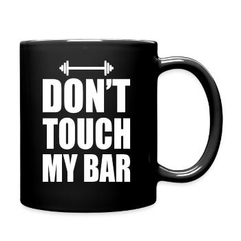 Dont touch my bar - Mug uni - noir - Droite