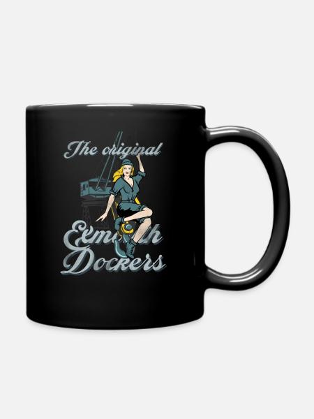 Exmouth Dockers - Full Colour Mug - black