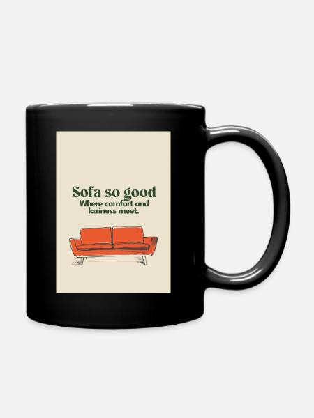sofa1 - Full Colour Mug - black