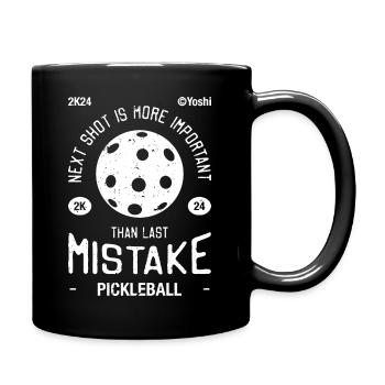 Pickleball, le prochain coup - Mug uni - noir - Droite