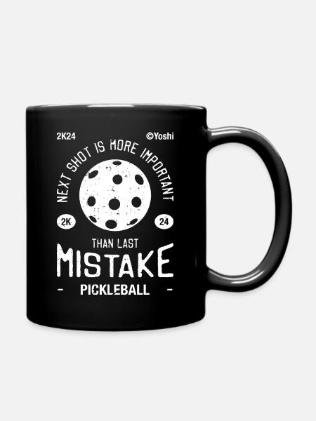 Pickleball, der nächste Schuss - Tasse einfarbig - Schwarz
