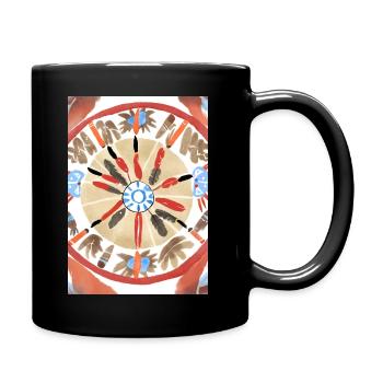 Rêve de bison - Mug uni - noir - Droite