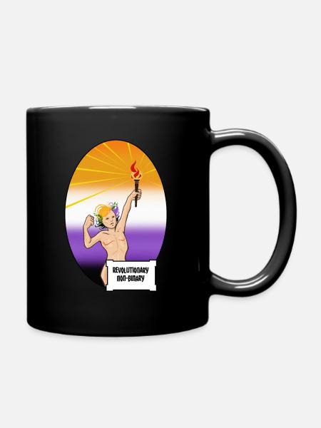 Fierté non binaire - Mug uni - noir