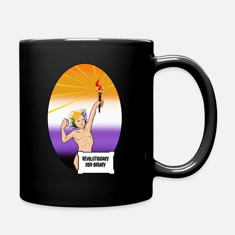 Fierté non binaire - Mug uni - noir