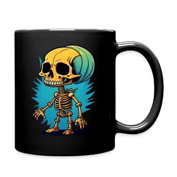 Skeleton - Full Colour Mug - black - Right