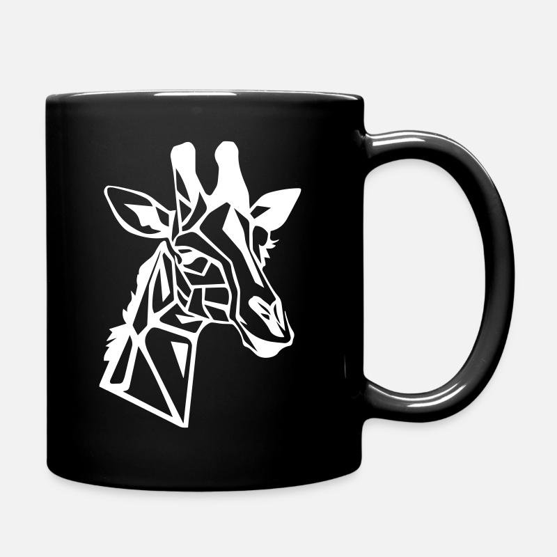 Giraffe - Full Colour Mug - black