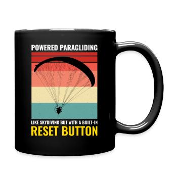 Paramotor Pilot Paramotoring Powered Paraglider - Full Colour Mug - black - Right