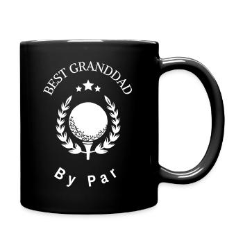 Golf - Best Grandad By Par - Full Colour Mug - black - Right