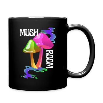 Festival des champignons Goa Rave - Mug uni - noir - Droite