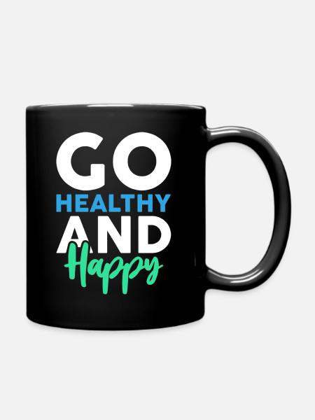 Allez en bonne santé - Mug uni - noir