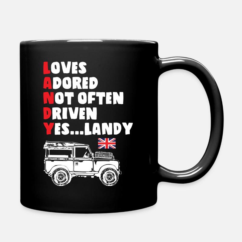 Its Landy - Tasse einfarbig - Schwarz