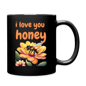 honey - Tasse einfarbig - Schwarz - Rechts