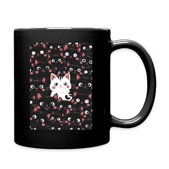 Chat Chats Amoureux Chaton Chats Animal - Mug uni - noir - Droite