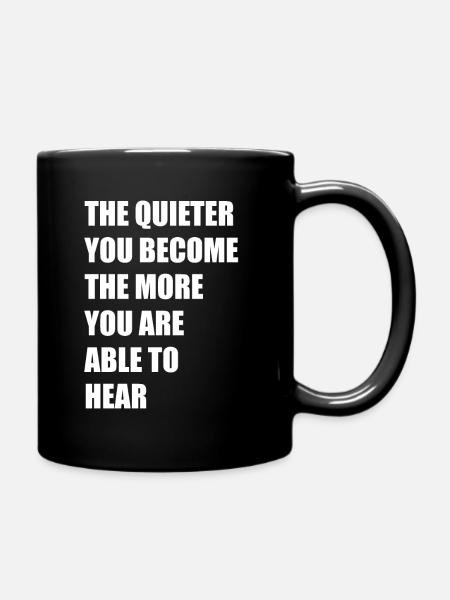Motivational Quotes - Full Colour Mug - black