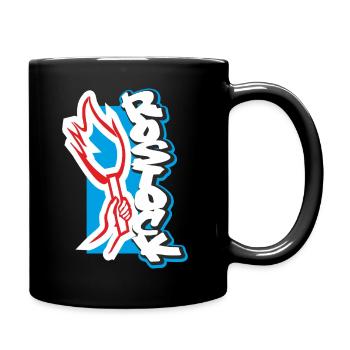 Rostock Pyro - Tasse einfarbig - Schwarz - Rechts