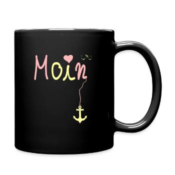 Moin Meerbekloppt - Full Colour Mug - black - Right