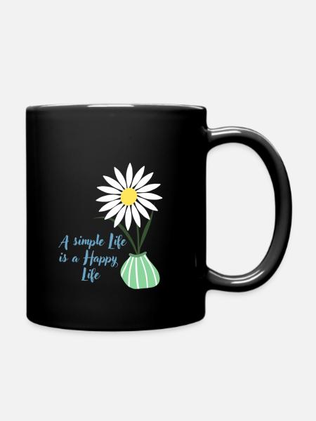 pâquerette - Mug uni - noir