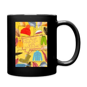Autumn Essentials II - Tasse einfarbig - Schwarz - Rechts